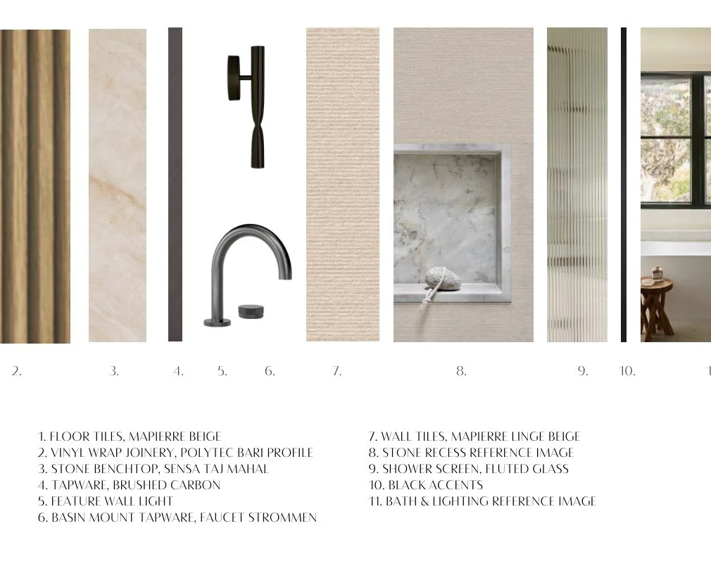 Primary ensuite selections