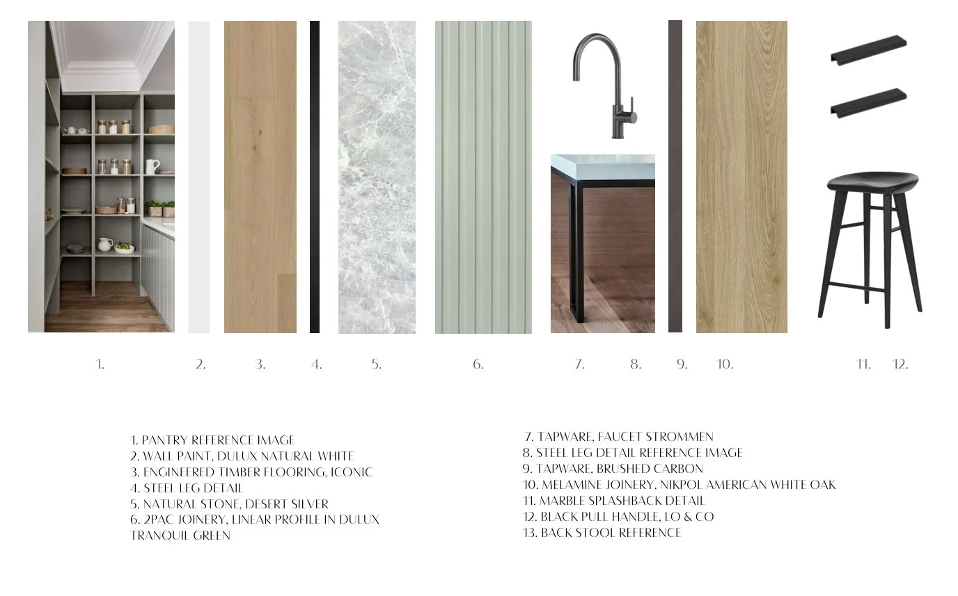 Kitchen & pantry selections